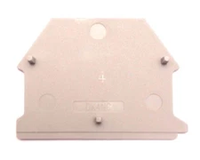 DIN Rail Terminal Block End Covers 50 Quantity Dinkle DK4NC for DK2.5N and DK4N