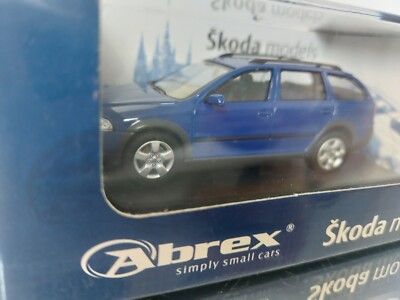 Ixo 1:43 Skoda Octavia RS MK3 Kombi Année De Construction 2017 Bleu Metallique Clc518n22