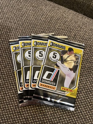 Lot of 4 2024 Panini Donruss Baseball Packs Cello Packs MLB Factory Sealed New