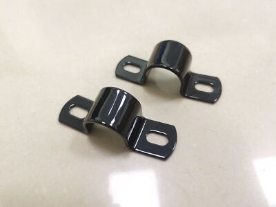 Black Rear Fender Mount U-Clamp Kit For Harley UL EL V Twin 61 Hydra Glide FLE