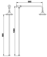 Hudson Reed A3600 Rigid Riser Kit - Chrome Hudson Reed A3600 Rigid Riser Kit - Chrome