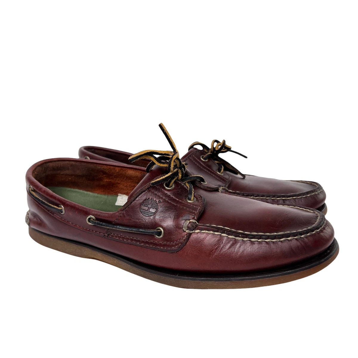 Timberland moccasins deals burgundy