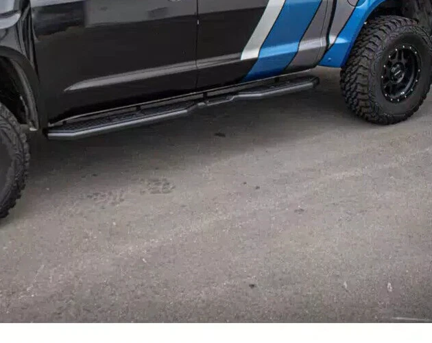 Barras Nerf estriberas extra anchas de 5" para Chevy Silverado 1500 14-18 doble cabina Foto 4 de 4