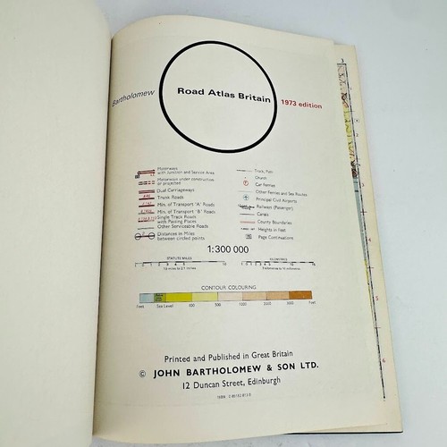 Road Atlas Britain 1973 Edition Vintage HC Bartholomew - Picture 7 of 11