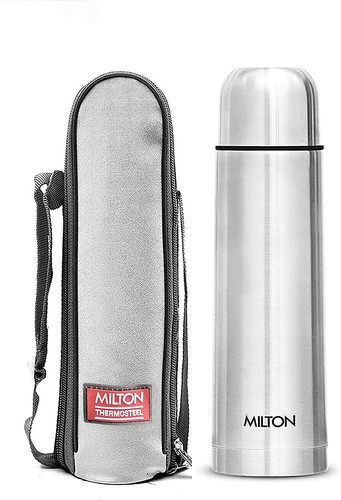 Milton Bottle Thermosteel Flip Lid Flask 1000 Milliliters Silver Express Ship Ebay