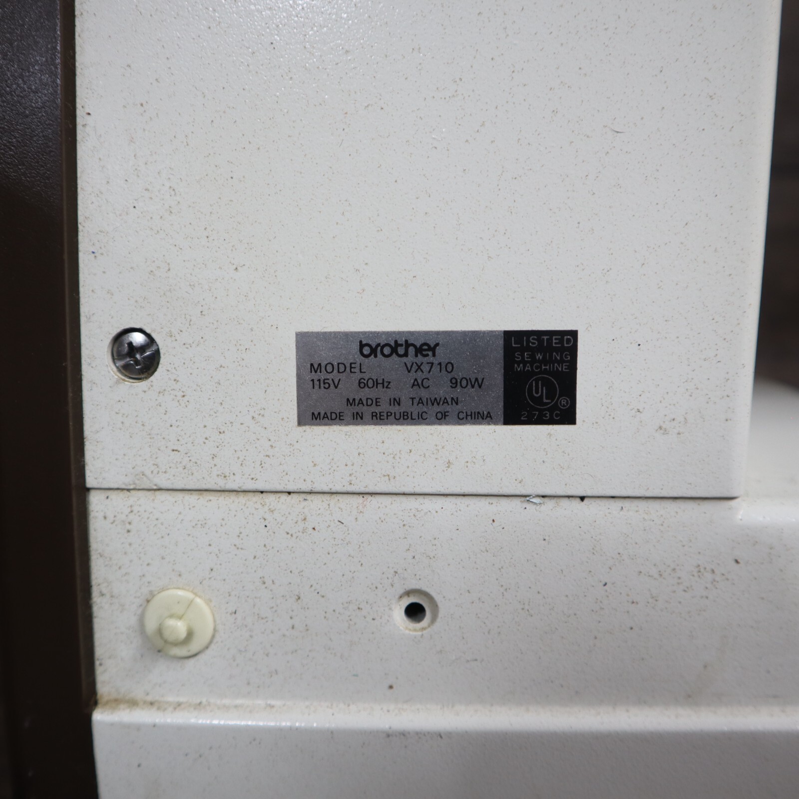 Brother VX710 Sewing Machine With Petal *Parts or Repair* eBay