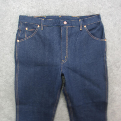 Vintage Sears Roebucks Jeans Men's 38x30 (29) Blue Raw Denim Dark