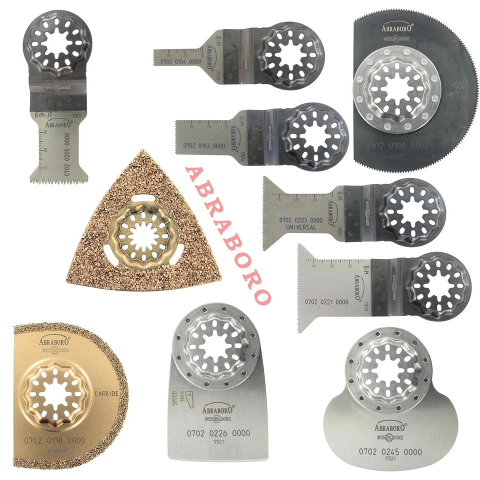 ABRABORO® STARLOCK Zubehör Oszillationswerkzeuge passend Fein® multimaster® - Bild 2 von 2