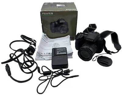 Fujifilm FinePix S Series HS30EXR 16.0MP Digitalkamera - Kamera Schwarz in OVP - Bild 1 von 4