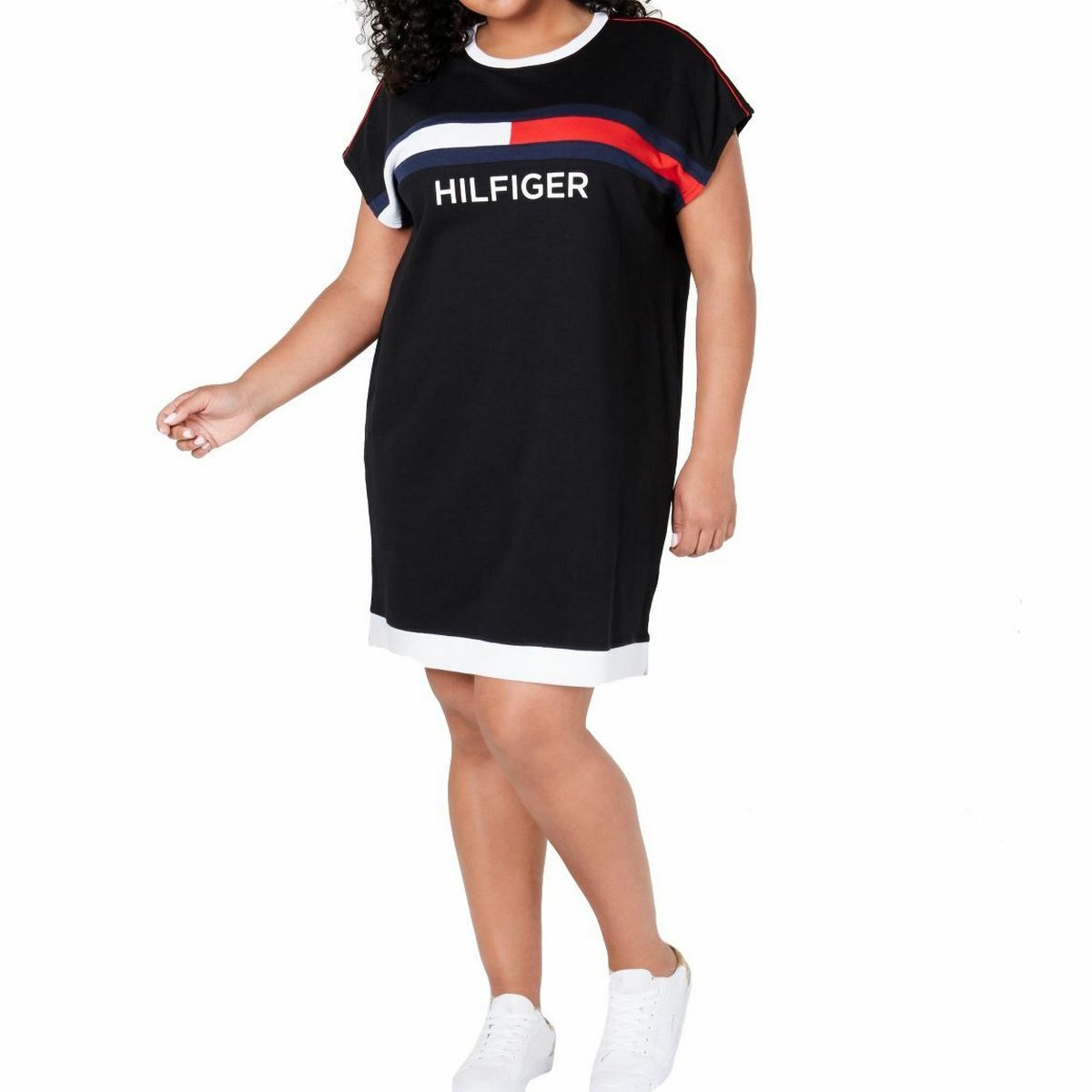 tommy hilfiger t-shirt dress plus size