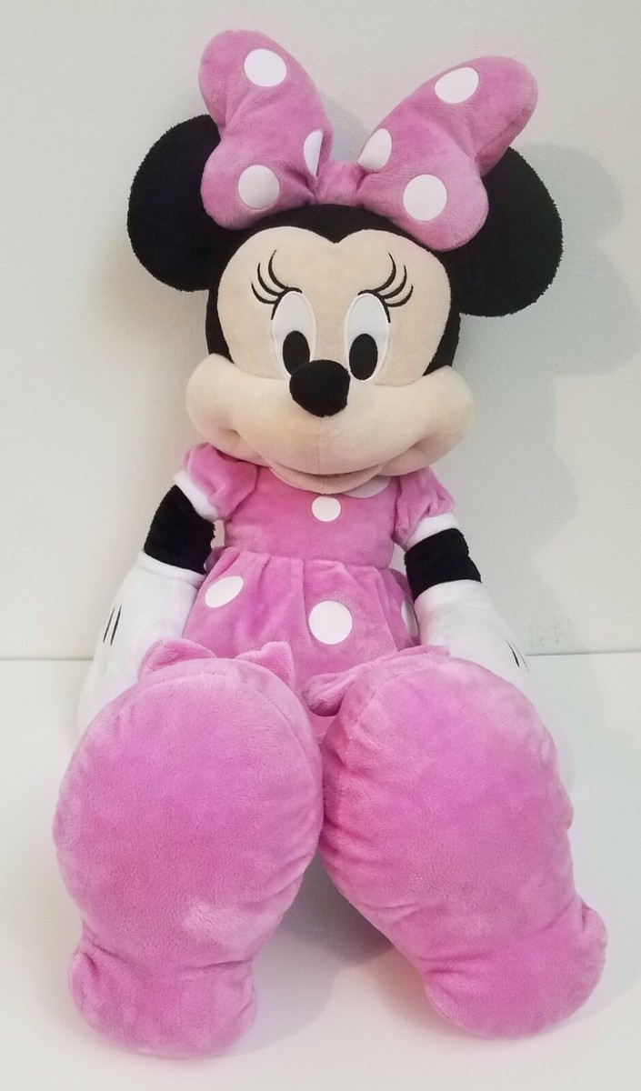 Minniemouse様ピンク2翌日発送 Disney Junior Mickey Mouse Jumbo 25-inch Plush Minnie Mouse