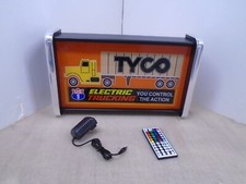 Tyco US-1 Electric trucking Slot car Store /Rec Room Light Up Display SIGN