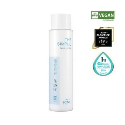SCINIC The Simple Daily Lotion 145ml Moisturizing Lotion pH 5.5 Soothing Lotion