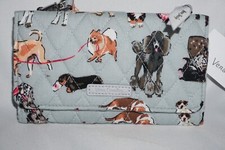 Vera Bradley RFID Smartphone Wristlet DOG SHOW NWT Exact
