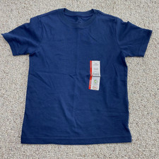 Wonder Nation Boys T Shirt sz XS Navy Short Sleeve Crew Neck Classic Casual NEW