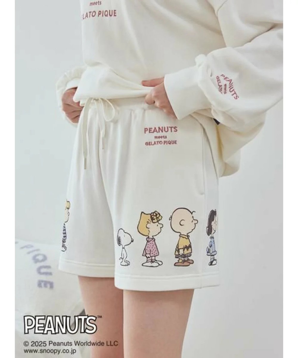 gelato pique × SNOOPY PEANUTS] SNOOPY×BEAR Jacquard Lounge Dress