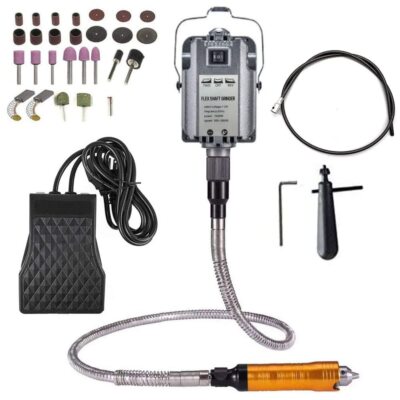 	1200W Flex Shaft Grinder Rotary Tool Electric Hanging Carver Forward and Rev...