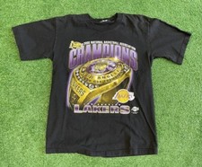 Los Angeles Lakers Nba Finals Champions 2000 Vintage Shirt Size Medium Black Vtg