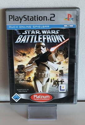 Star Wars Battlefront  (PS2 Platinum) In Box, mit Anleitung   B259