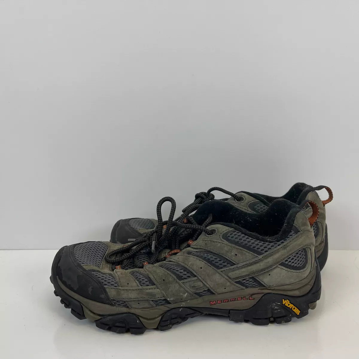 Merrell Moab 2 Ventilator HIking Shoes Suede Beluga Mens Size 8.5
