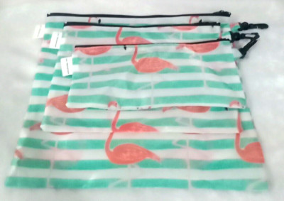 Env Bags 3 Pouch FlamingoPink Design