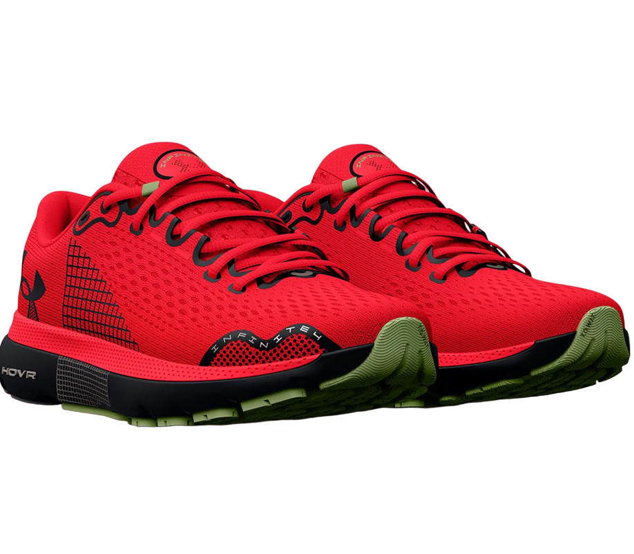 UNDER ARMOUR MENS TENNIS SHOE RED UA HOVR INFINITE 4, 3024897-601