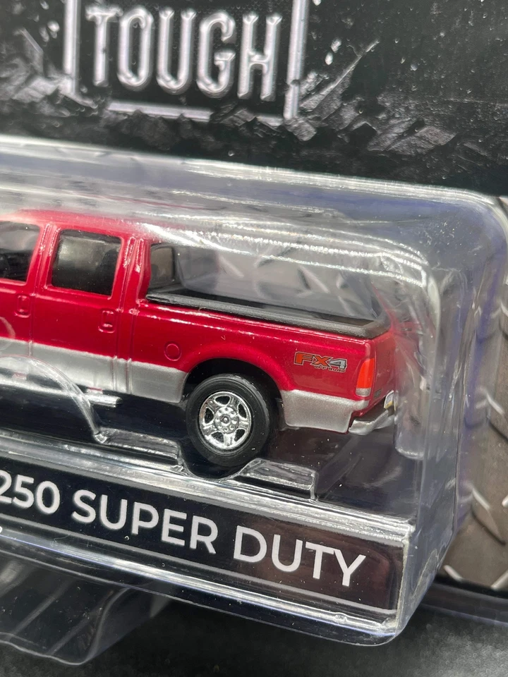 MOTORMAX 2004 福特 F-250 卡车 Toreador 红色/银色 LP 1: 64 压铸独家 — 第 3/4 张图片