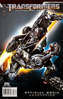 TRANSFORMERS REVENGE OF THE FALLEN MOVIE ADAPTION (2009) #3 IDW PUBLISHING