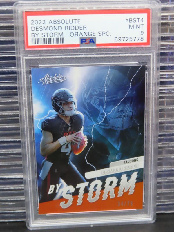 Desmond Ridder Panini Absolute By Storm #BST4 Orange Spectrum