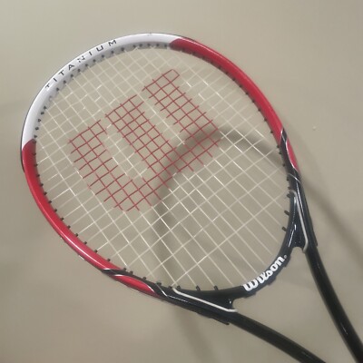 Wilson Federer Titanium Tennis Racquet  Grip Size 4 1/4 Racket