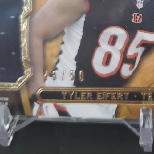 2013 Topps Triple Threads Jumbo Relics 45/50 Tyler Eifert #TTRJR-TE2 Rookie RC - Image 3 of 3