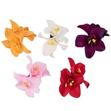 5 Pack Artificial Flower Hair Clips for Women Girls Lady Hair Accessories