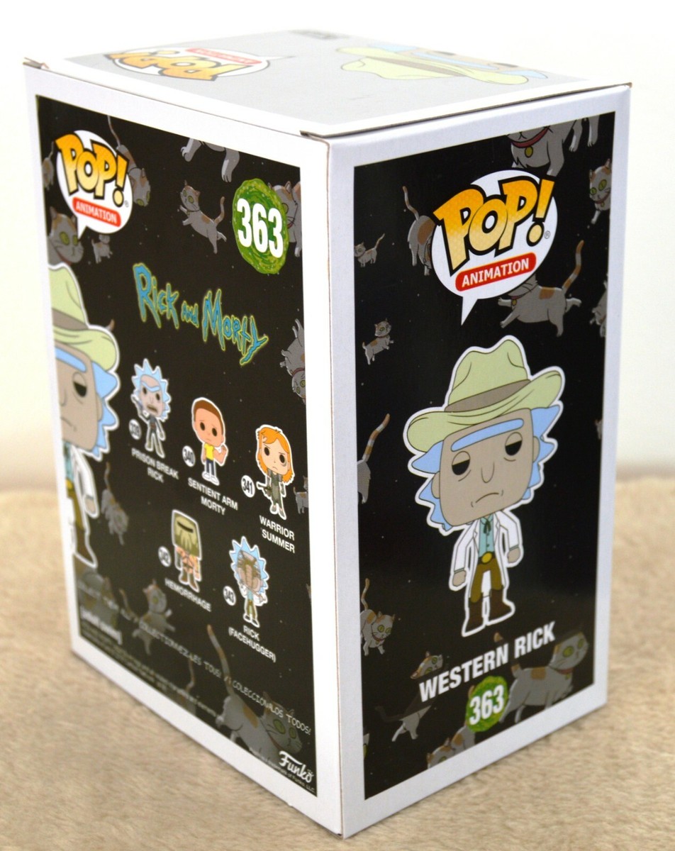 Funko Pop! Rick Et Morty - Western Rick #363 - SDCC 2018 - Édition Limitée - NEUF