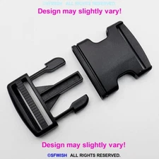 Heavy Duty 2 Inch Plastic Side Release Buckle *Medical Grade*