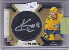 2019-20 Upper Deck Signature Pucks Kyle Turris Nashville Predators # SP-KT Mint