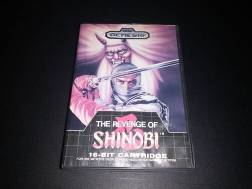 The Revenge of Shinobi Sega Genesis bon état COMPLET n boite authentique ! - Photo 1/5