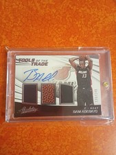 2017-18 Panini Absolute - Tools of the Trade Swatch Bam Adebayo Auto TT4-BA /149