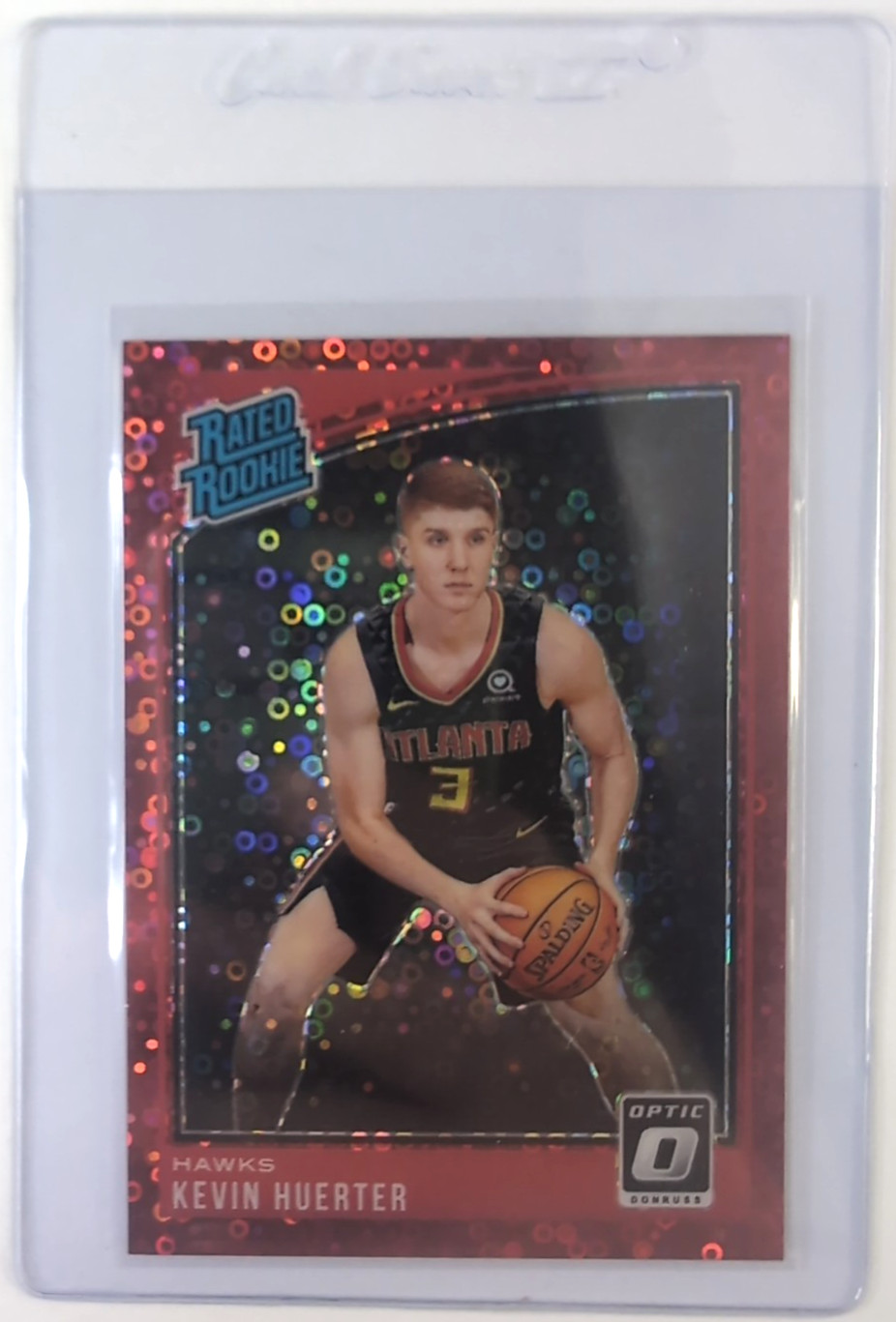 2018-19 Optic Red Fast Break Prizm Kevin Huerter RC #184 #d /85, GSC Gem Mint 10