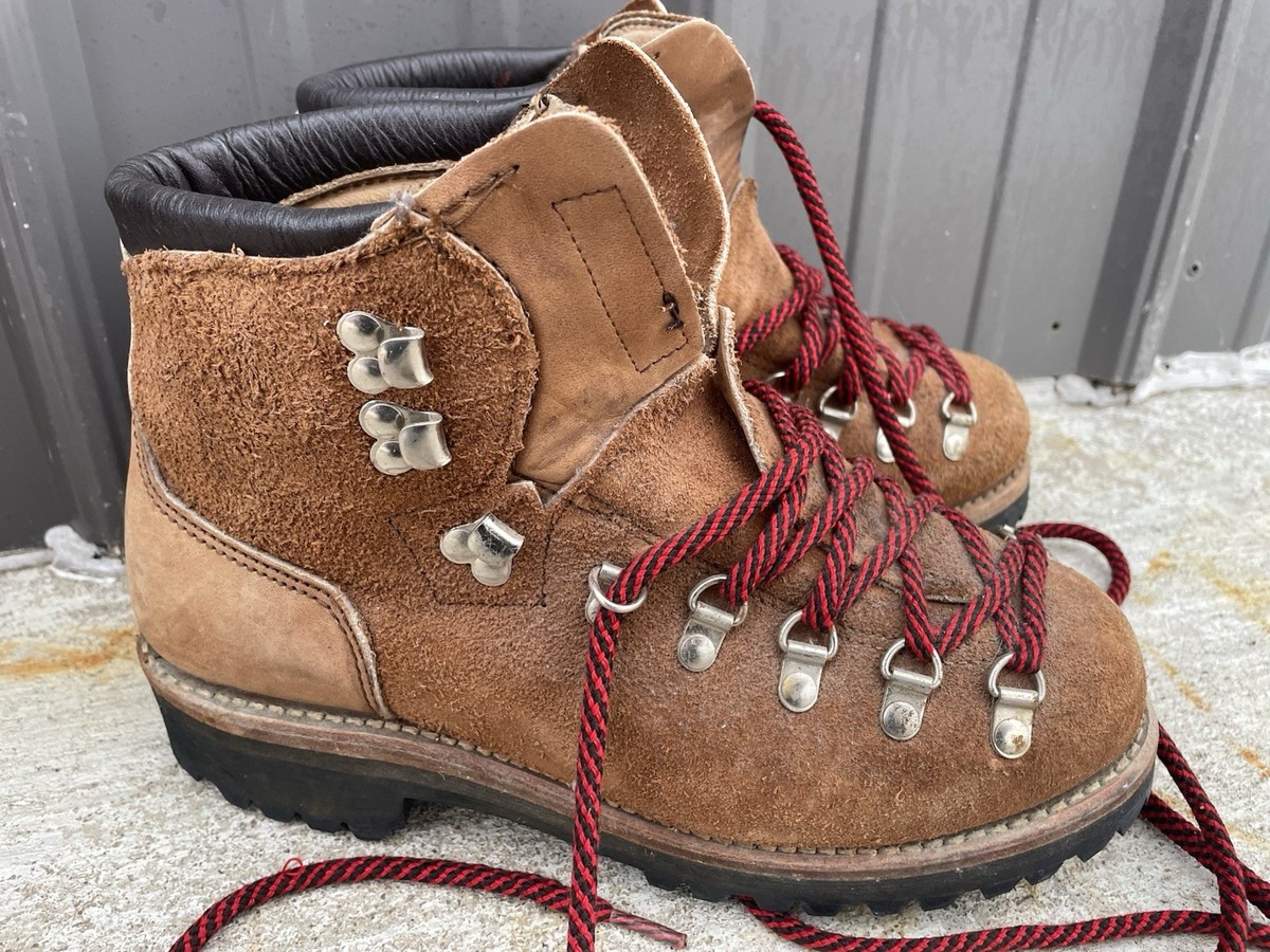 Vtg USA DEXTER mountaineering boots 7.5 M cowhide leather  display picture 3