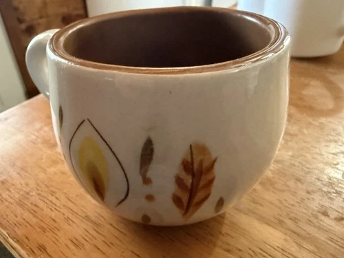 VTG 1950s STANGL pottery AMBER GLO MUG CUP EUC