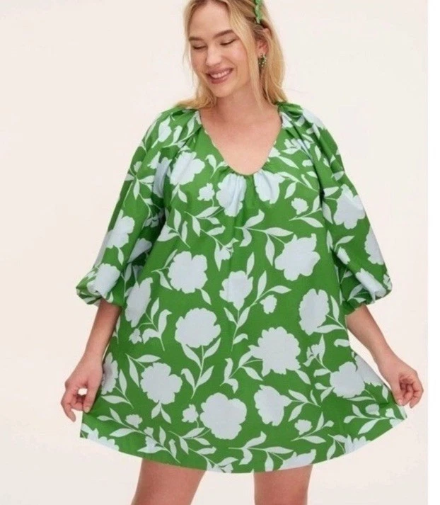 Kate Spade Target Floreale Rosa Mini Abito Preppy Estate Spiaggia Vacay Resort 2X