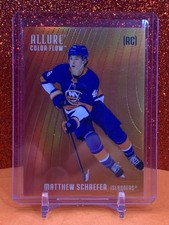 2025-26 Upper Deck Allure Matthew Schaefer Color Flow Red-Orange RC NYI