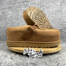 UGG GoldenStar Hi Clog Size 10 Women Chestnut Brown 1167550