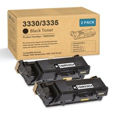 Phaser 3330/Workcentre 3335/3345 Extra High Capacity Toner Cartridge, 2 Black