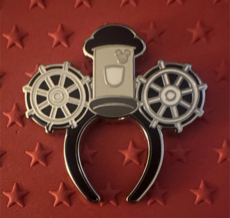 2025 Disneyland Steamboat Willie Chaser Earbands Hidden Disney Wave A Pin
