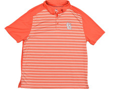 Majestic St. Louis Cardinals Polo Shirt Mens XXL Red White Striped Cool Base MLB