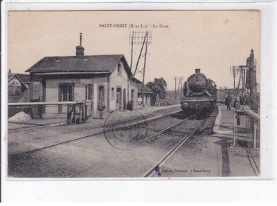 SAINT-PREST: la gare - très bon état