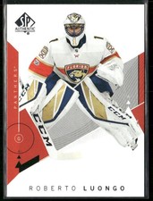 2018-19 SP Authentic #61 Roberto Luongo Florida Panthers Hockey Card HOF