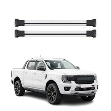 Dachträger Grundtäger für Ford Ranger T6 P703 2022-2026 Aluminium Silber 2 tlg