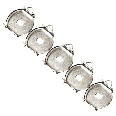 Ein Must Have 5 Stück Edelstahl Draht Cup Spin Rollenhalter für Angler